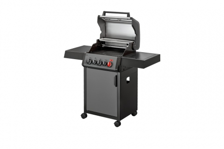 Gratar pe gaz, 3 arzatoare inox, arzator infrarosu, grile fonta, Enders Hyde 3 SIKR Turbo 804033 [1]