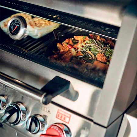 Gratar pe gaz, 3 arzatoare inox, arzator infrarosu, grile fonta, Enders Monroe Pro 3 SIK Turbo 837633 [16]