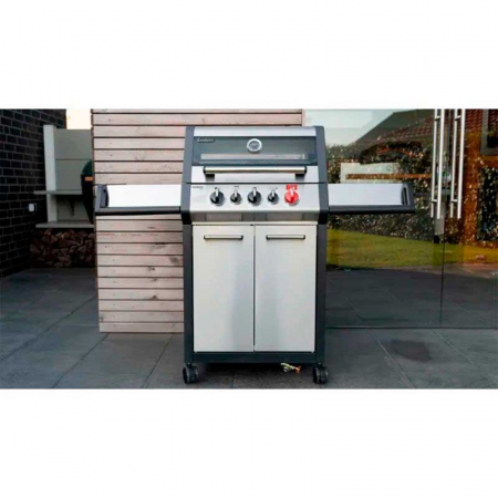 Gratar pe gaz, 3 arzatoare inox, arzator infrarosu, grile fonta, Enders Monroe Pro 3 SIK Turbo 837633 [14]