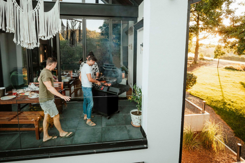 Gratar pe gaz, 3 arzatoare inox, arzator infrarosu, grile fonta, Enders Monroe Pro 3 SIK Turbo, 838133 grafit mat [11]