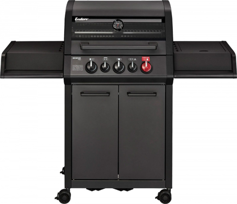 Gratar pe gaz, 3 arzatoare inox, arzator infrarosu, grile fonta, Enders Monroe Pro 3 SIK Turbo, 838133 grafit mat [1]