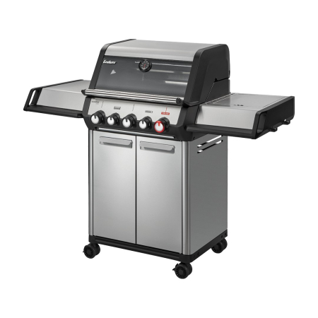 GRĂTARE DE GRĂDINĂ - Gratar pe gaz, 3 arzatoare inox, arzator infrarosu, grile fonta, Enders Monroe Pro 3 SIKR Turbo, 836133