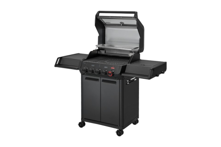 Gratar pe gaz, 3 arzatoare inox, arzator infrarosu, grile fonta, Enders Monroe Pro 3 SIKR Turbo Shadow, 836433 [2]