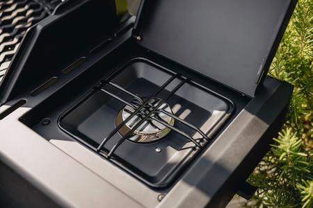 Gratar pe gaz, 3 arzatoare inox, arzator infrarosu, grile fonta, Enders Monroe Pro 3 SIKR Turbo Shadow, 836433 [6]