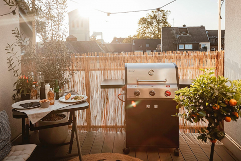 Gratar pe gaz, 3 arzatoare inox, arzator Turbo Zone, grile fonta, Enders Chicago Next 3 R Turbo 893433 [11]