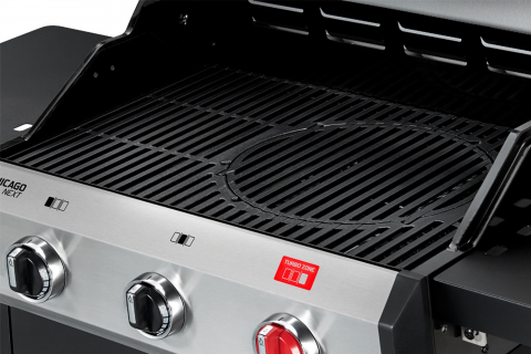 Gratar pe gaz, 3 arzatoare inox, arzator Turbo Zone, grile fonta, Enders Chicago Next 3 R Turbo 893433 [6]
