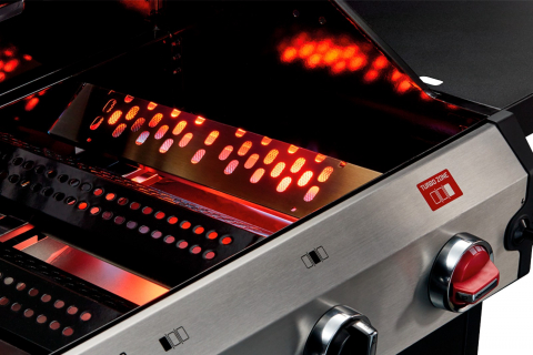 Gratar pe gaz, 3 arzatoare inox, arzator Turbo Zone, grile fonta, Enders Chicago Next 3 R Turbo 893433 [7]