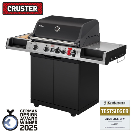 GRĂTARE DE GRĂDINĂ - Gratar pe gaz, 4 arzatoare inox, arzator infrarosu ajustabil, grile fonta, Enders Uniq 4 IK Cruster 870233