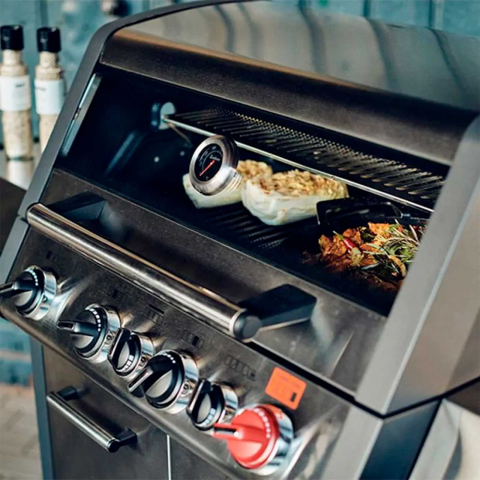 Gratar pe gaz, 4 arzatoare inox, arzator infrarosu, grile fonta, Enders Monroe Pro 4 SIK Turbo 837833 [9]