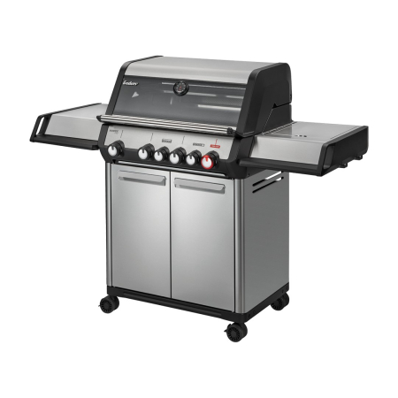 GRĂTARE DE GRĂDINĂ - Gratar pe gaz, 4 arzatoare inox, arzator infrarosu, grile fonta, Enders Monroe Pro 4 SIKR Turbo, 836233