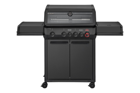 Gratar pe gaz, 4 arzatoare inox, arzator infrarosu, grile fonta, Enders Monroe Pro 4 SIKR Turbo Shadow, 836633 [1]