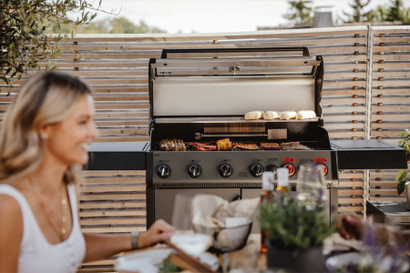 Gratar pe gaz, 6 arzatoare inox, arzator infrarosu, grile fonta, Enders Hyde 6 SIKR Turbo II 804433 [11]