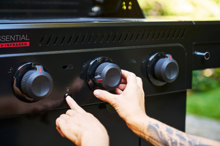 Gratar pe gaz Char-Broil Essential 3 G cu 3 arzatoare, grile din fonta, TRU-Infrared 140234 [9]