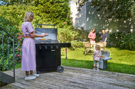 Gratar pe gaz Char-Broil Essential 4 G cu 4 arzatoare, grile din fonta, TRU-Infrared 140235 [13]