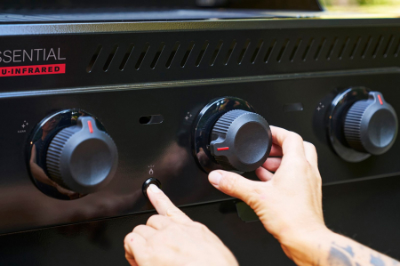 Gratar pe gaz Char-Broil Essential 4 G cu 4 arzatoare, grile din fonta, TRU-Infrared 140235 [15]