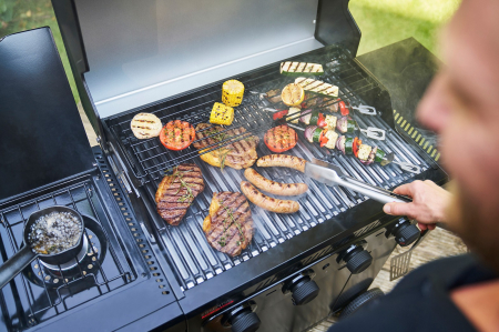 Gratar pe gaz Char-Broil Essential 4 G cu 4 arzatoare, grile din fonta, TRU-Infrared 140235 [14]