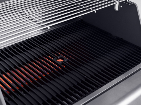 Gratar pe gaz cu 2 arzatoare infrarosu, incastrabil, gratare din fonta, Crossray by Heatstrip TCS2EU30 [1]