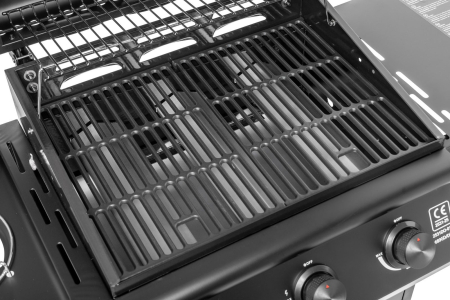 Gratar pe gaz cu 3 arzatoare din inox si arzator lateral Activa San Diego 19689GD [7]
