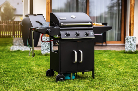 Gratar pe gaz cu 3 arzatoare din inox si arzator lateral Activa San Diego 19689GD [18]