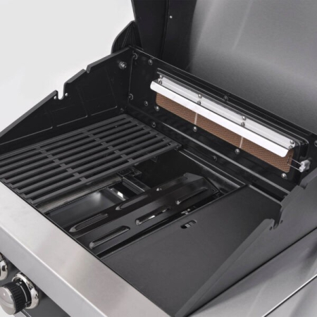 Gratar pe gaz cu 4 arzatoare din inox Grandhall Premium G4 plus si arzator lateral sear burner K04000326A, incastrabil [6]