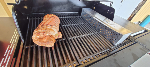 Gratar pe gaz din inox Char-Broil Professional Core B 3, grile din fonta, TRU-Infrared 140915 [16]