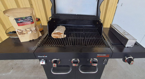 Gratar pe gaz din inox Char-Broil Professional Core B 3, grile din fonta, TRU-Infrared 140915 [14]