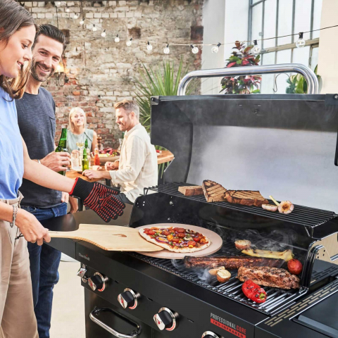 Gratar pe gaz din inox Char-Broil Professional Core B 4, grile din fonta, TRU-Infrared 140916 [4]