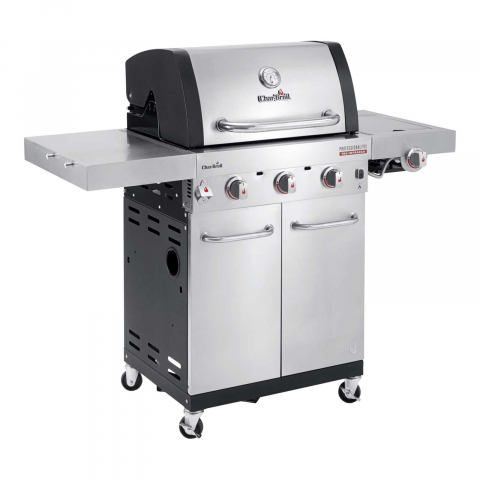Gratar pe gaz din inox Char-Broil Professional Pro S 3, grile din fonta, sear burner, TRU-Infrared 140920 [1]