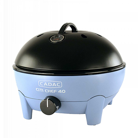 GRĂTARE DE GRĂDINĂ - Gratar pe gaz si aragaz portabil Cadac Citi Chef 40 Sky Blue 5610-20-15-EF