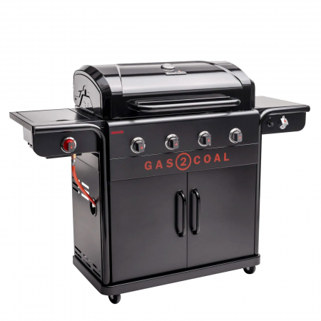 Gratar pe gaz si carbuni hibrid Char-Broil Gas2Coal 2.0 440 Special Edition, plita si sear burner 140995 [5]