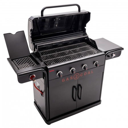 Gratar pe gaz si carbuni hibrid Char-Broil Gas2Coal 2.0 440 Special Edition, plita si sear burner 140995 [4]