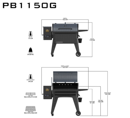 Gratar si afumatoare pe peleti Pit Boss Navigator 1150 10616 [6]