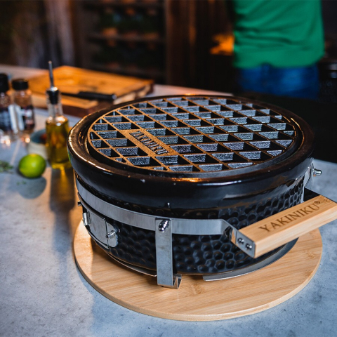 Grila din fonta pentru gratar rotund YAKINIKU Shichirin 800761 [2]