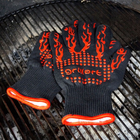 Manusi din bumbac si aramida pentru gratar Grillart Fire Edition GA-1002-1 [5]