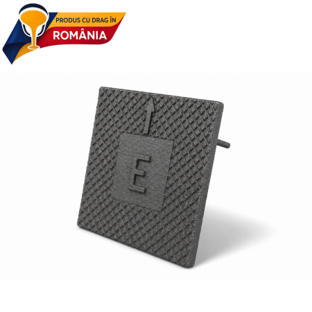 Grătare din fontă - Marcaj LES din fontă pentru cablu electric subteran, unidirecțional