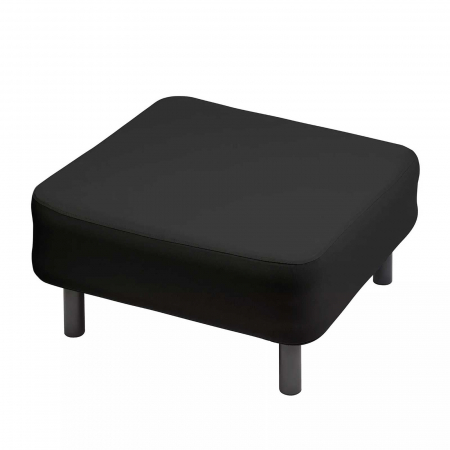 TIMP LIBER IN NATURA - Mobilier gradina si terasa fotoliu tip taburet 81 x 81 x 42 cm One Bar Element 3 ONEBAR103 : Textura sau culoare - Black