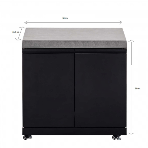 Modul bucatarie de exterior cu blat de lucru si spatiu depozitare Grandhall K01000292W [1]