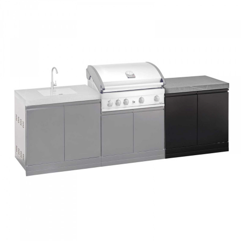 Modul bucatarie de exterior cu blat de lucru si spatiu depozitare Grandhall K01000292W [7]