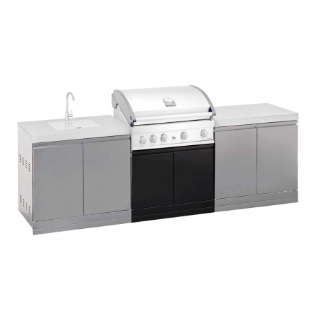 Modul bucatarie de exterior dulap pentru gratar Grandhall K04000256A [6]