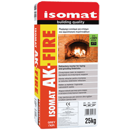 ACCESORII SOBĂ, ȘEMINEU ȘI CUPTOR - Mortar refractar ISOMAT AK-FIRE