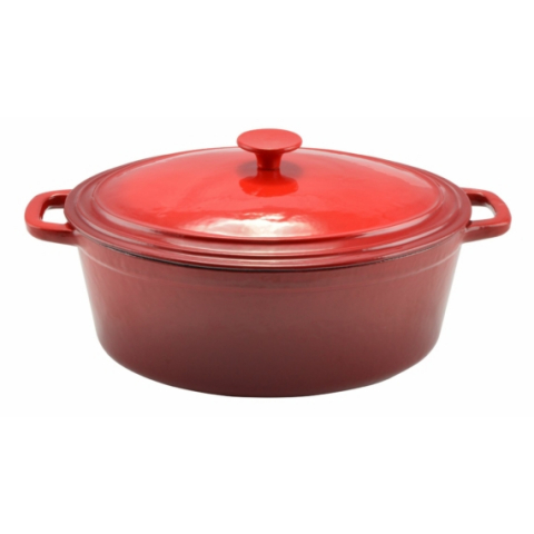 Vase pentru gătit din fontă - OALA OVALA DIN FONTA EMAILATA 36 cm, 8,5 L