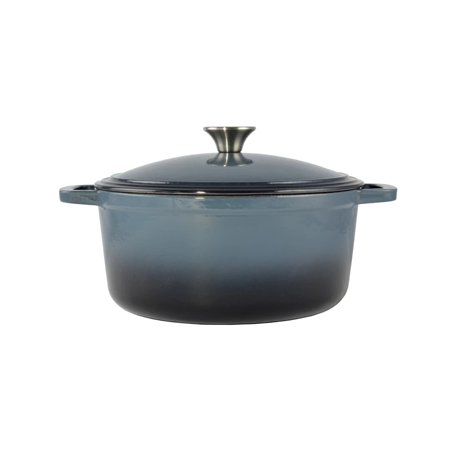 Vase pentru gătit din fontă - OALA DIN FONTA EMAILATA 26 cm CU CAPAC, 5,2 L
