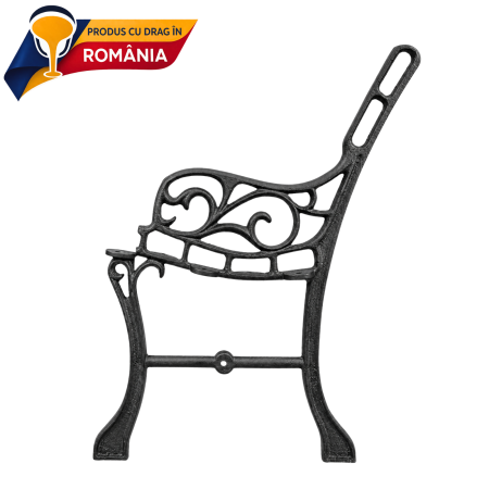 TIMP LIBER IN NATURA - Picior din fontă pentru bancă pentru copii 630 x 430 mm