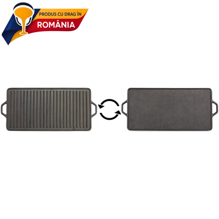 PLACĂ REVERSIBILĂ DIN FONTĂ 500 x 220 mm [1]