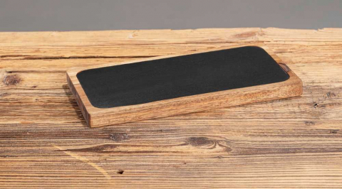 Platou servire / tocator din lemn de accacia Ava Wenko Black Outdoor Kitchen 55103100 [7]