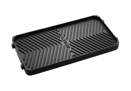 Accesorii pentru grătare - PLITA ANTIADERENTA CU DOUA FETE NETEDA SI GRILL 19 x 41,5 cm CADAC 98700-51