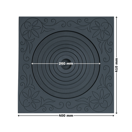 Plita cu desen 400 x 410 model cu flori [1]