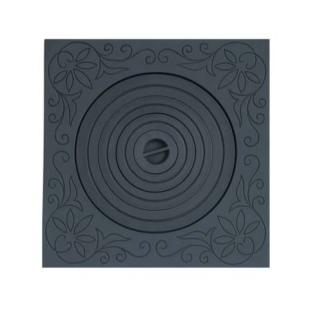 PLITE DIN FONTĂ - Plita cu desen 400 x 410 model cu flori