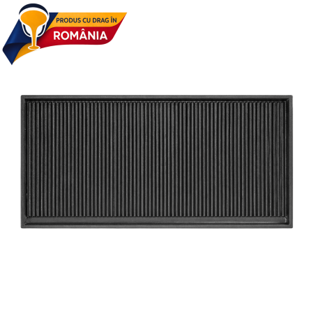 Plite din fontă România - Plită cu striații 660 x 360 mm