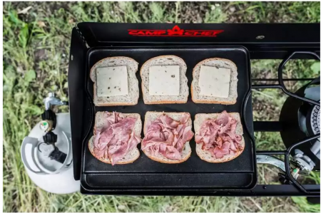 PLITA DIN FONTA CU 2 FETE 36 x 41 cm PENTRU ARZATOARELE CAMP CHEF CC-CGG16BEU [3]